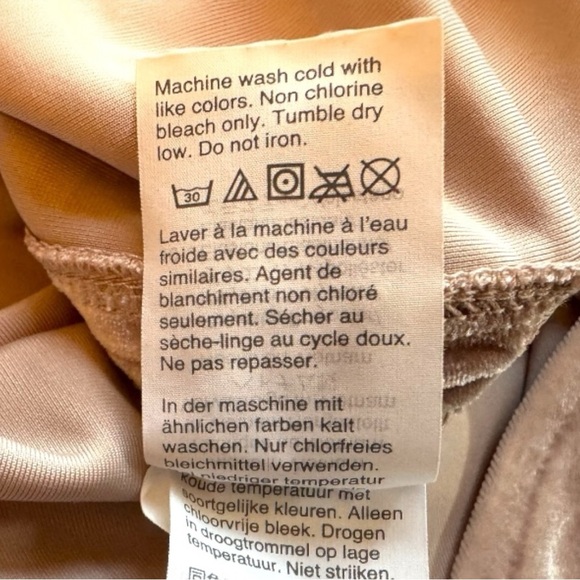 MADEWELL Blush Pink Velvet Butterfly Sleeve Top - Small - Picture 11 of 13